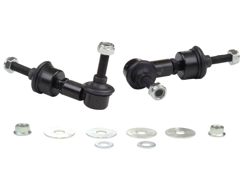 Whiteline KLC157 - 5/05+ Ford Focus / 04+ Mazda 3 BK Rear Swaybar Link Kit H/Duty Adj Steel Ball