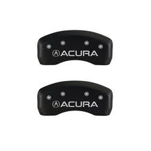 Load image into Gallery viewer, MGP 39006SACURD - 4 Caliper Covers Engraved Front &amp; Rear Acura Red finish silver ch