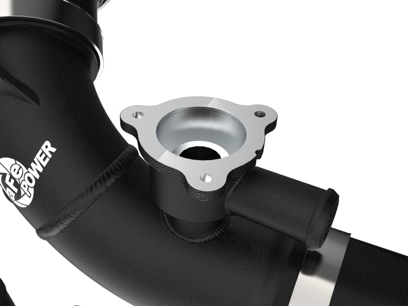 aFe 46-20568-B FITS 2022 Toyota Tundra V6-3.5L (tt) BladeRunner 2.5in Aluminum Hot Charge Pipe - Black