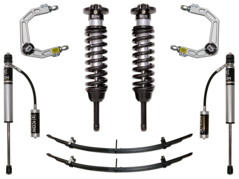 ICON K53003 - 05-15 Toyota Tacoma 0-3.5in/2016+ Toyota Tacoma 0-2.75in Stg 3 Suspension System w/Billet Uca