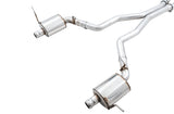 AWE Tuning 3015-31017 FITS 2020 Jeep Grand Cherokee SRT/Trackhawk Touring Edition Exhaust - Use w/Stock Tips