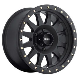 Method Wheels MR30478560500 -Method MR304 Double Standard 17x8.5 0mm Offset 6x5.5 108mm CB Matte Black Wheel