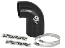 Load image into Gallery viewer, aFe 59-00058 FITS Magnum FORCE CAI Univ. Silicone Coupling Kit (3in. ID to 2.5in. ID) 90 Deg. Elbow Reducer - Blk
