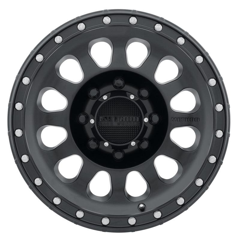 Method Wheels MR31578580500 -Method MR315 17x8.5 0mm Offset 8x6.5 130.81mm CB Matte Black Wheel