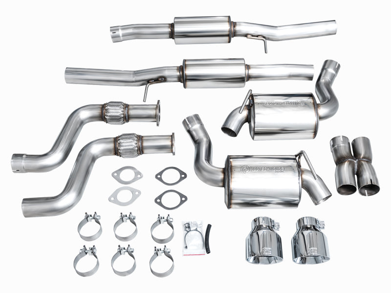 AWE Tuning 3015-32400 FITS AWE 2023 Nissan Z RZ34 RWD Touring Edition Catback Exhaust System w/ Chrome Silver Tips