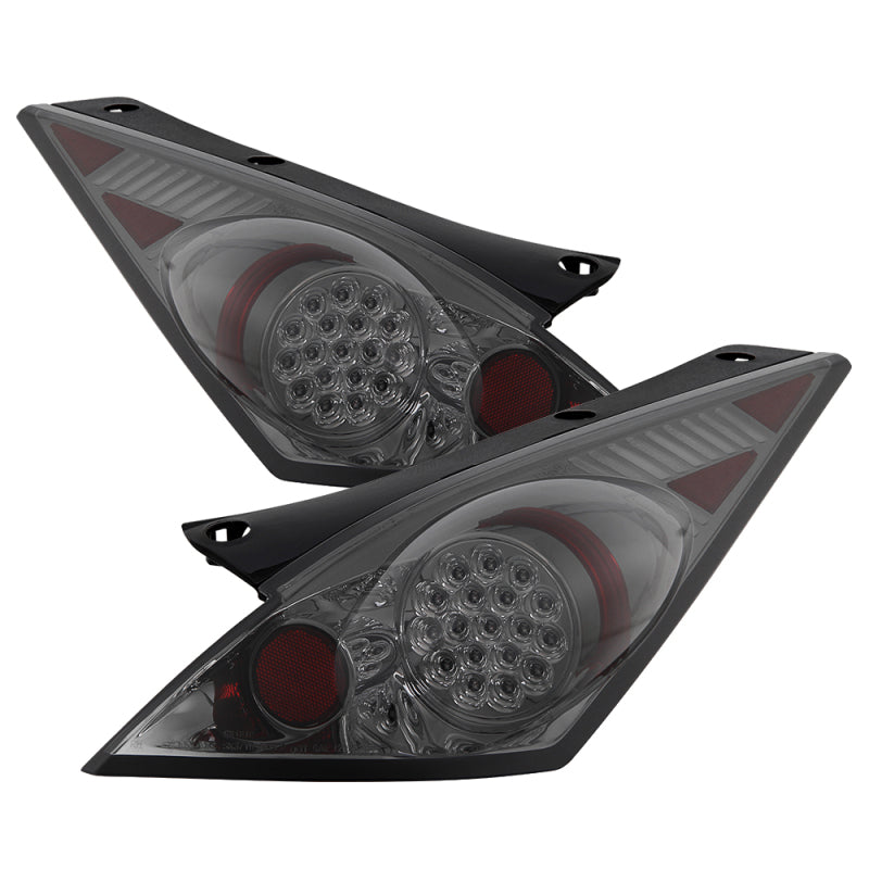 SPYDER 5022530 - Spyder Nissan 350Z 03-05 LED Tail Lights Smoke ALT-YD-N350Z02-LED-SM