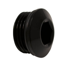 Load image into Gallery viewer, DeatschWerks 6-02-0718-B FITS 8AN ORB Male Plug Low Profile Internal Allen/Hex (Incl O-Ring) Anodized Matte Black