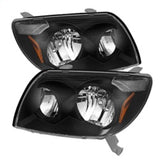 SPYDER 9023583 FITS 9023583 - Xtune Toyota 4Runner 03-05 Crystal Headlights Black HD-JH-T4R03-AM-BK