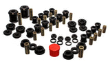 Energy Suspension 5.18107G - 95-99 Mitsubishi Eclipse FWD/AWD Black Hyper-flex Master Bushing Set