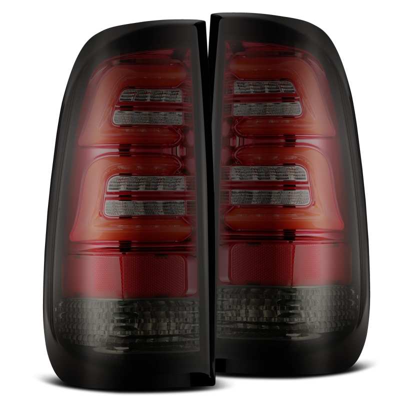 AlphaRex 654020 - 97-03 Ford F-150 (Excl 4 Door SuperCrew Cab) PRO-Series LED Tail Lights Red Smoke