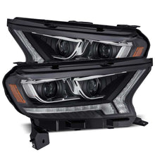 Load image into Gallery viewer, AlphaRex 880122 FITS 19-21 Ford Ranger LUXX LED Proj Headlights Plank Style Black w/Seq Signal/DRL