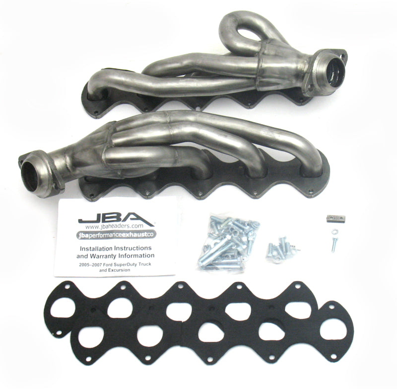 JBA 1670S - 05-10 Ford F-Series 6.8L 3V V10 1-1/2in Primary Raw 409SS Cat4Ward Header