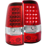 ANZO 311007 FITS 2003-2006 Chevrolet Silverado 1500 LED Taillights Red/Clear