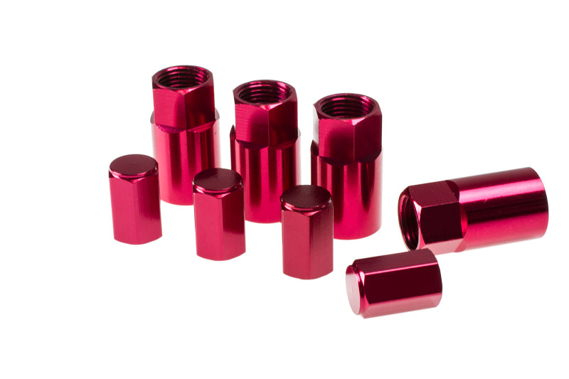 Wheel Mate 45930R - Aluminum TPMS Valve Stem Cover Red Anodize