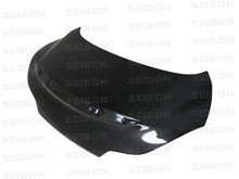 Load image into Gallery viewer, Seibon TL0809INFG372D FITS 08-09 Infiniti G37 2-door OEM Carbon Fiber Trunk Lid