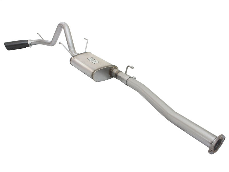 aFe 49-46024-B FITS MACH Force XP 2.5in Cat-Back Stainless Steel Exhaust System w/Black Tip Toyota Tacoma 13-14 2.7L