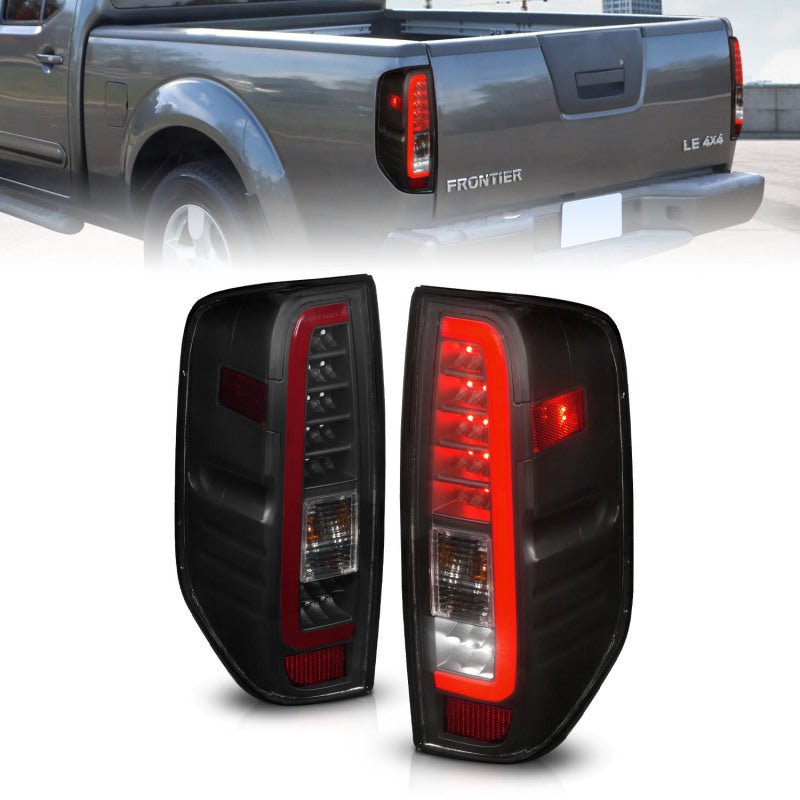 ANZO 311444 FITS 311444 FITS 2005-2021 Nissan Frontier LED Taillights Black Housing/Smoke Lens