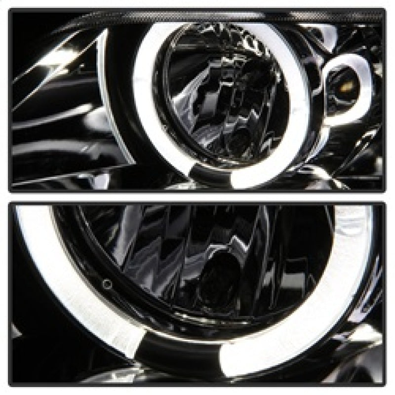 SPYDER 5009098 - Spyder BMW Z3 96-02 Projector Headlights LED Halo Chrome High H1 Low H1 PRO-YD-BMWZ396-HL-C