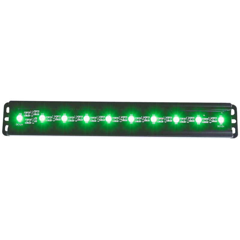 ANZO 861151 - Universal 12in Slimline LED Light Bar (Green)