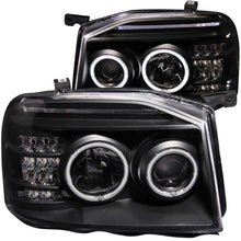 Load image into Gallery viewer, ANZO 111172 FITS: 2001-2004 Nissan Frontier Projector Headlights w/ Halo Black (CCFL)