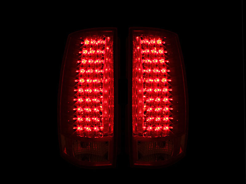 ANZO 311140 FITS 2007-2014 Chevrolet Suburban LED Taillights Red/Clear G4