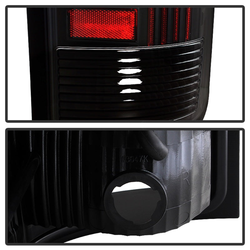 SPYDER 5081551 - Xtune GMC Sierra 07-13 LED Tail Lights Black ALT-ON-GS07-G2-LED-BK