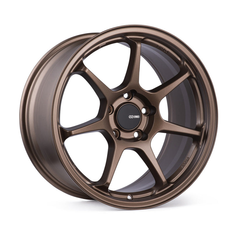 Enkei 535-880-8045ZP - TS-7 18x8 5x100 45mm Offset 72.6mm Bore Matte Bronze Wheel