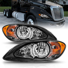 Load image into Gallery viewer, ANZO 131032 FITS 2008-2016 International Prostar Crystal Headlights Black Housing (OE Replacement)