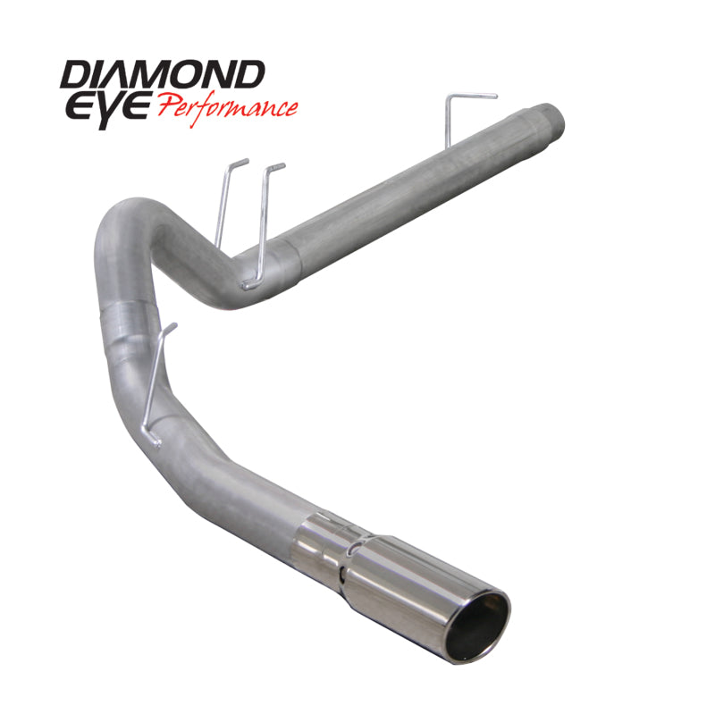 Diamond Eye Performance K4360A - Diamond Eye KIT 4in DPF-BACK SGL AL 08-09 6 4L F250/F350 PCKGD BX46X14X14OD EL-PL 44inX13 5inX13 5in