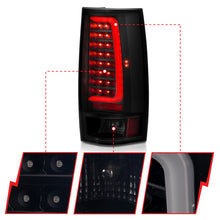 Load image into Gallery viewer, ANZO 311322 -  FITS: 2007-2014 Chevy Tahoe LED Taillight Plank Style Black w/Smoke Lens