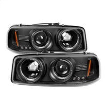 Load image into Gallery viewer, SPYDER 5009357 FITS 5009357 - Spyder GMC Sierra 1500/2500/3500 99-06 Projector Headlights LED Halo LED Black PRO-YD-CDE00-HL-BK
