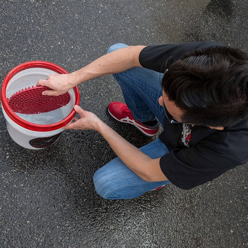Chemical Guys DIRTTRAP02 - Cyclone Dirt Trap Car Wash Bucket InsertRed