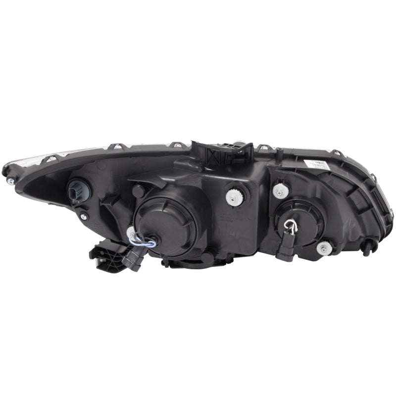 ANZO - [product_sku] - ANZO 2012-2015 Honda Civic Projector Headlights w/ U-Bar Black - Fastmodz