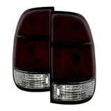 SPYDER 9028571 - Xtune Toyota Tundra 00-06 OEM Style Tail Lights Dark Red ALT-JH-TTU00-OE-RSM