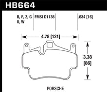 Load image into Gallery viewer, Hawk 05-08 Porsche 911 Carrera Front &amp; Rear / 07-08 Cayman Front Perf Ceramic Street Brake Pads - free shipping - Fastmodz