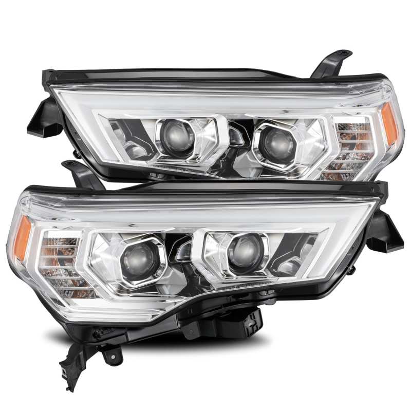 AlphaRex 880731 FITS 14-20 Toyota 4Runner PRO-Series Projector Headlights Plank Style Chrm w/Sequential Signal