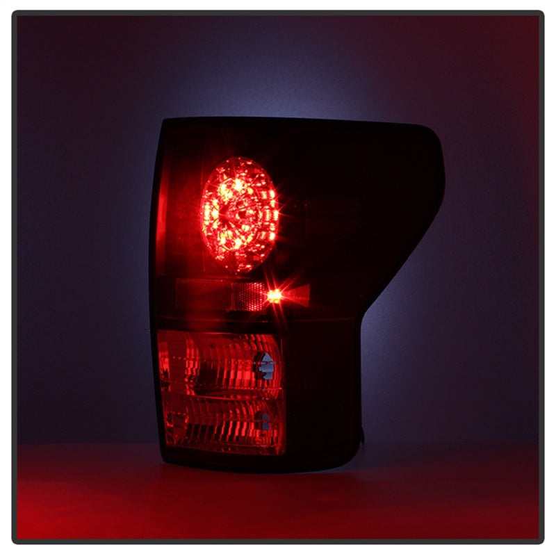 SPYDER 5029584 - Spyder Toyota Tundra 07-13 LED Tail lights Black ALT-YD-TTU07-LED-BK