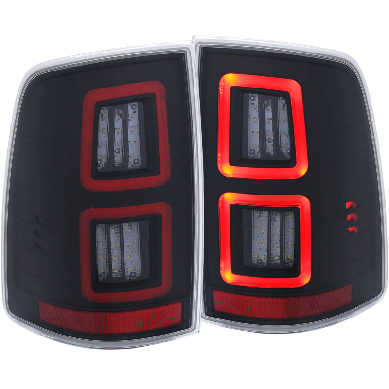 ANZO 311273 - LED Black 13-17 Dodge Ram 1500/2500/3500 LED Taillights Black