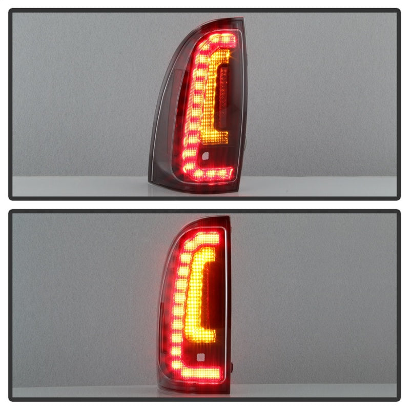 SPYDER 5085467 - Spyder 05-15 Toyota Tacoma LED Tail Lights (Not Compatible w/OEM LEDS)Black ALT-YD-TT05V2-LB-BK