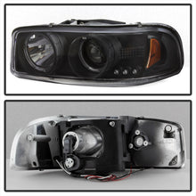 Load image into Gallery viewer, SPYDER 5009357 FITS 5009357 - Spyder GMC Sierra 1500/2500/3500 99-06 Projector Headlights LED Halo LED Black PRO-YD-CDE00-HL-BK