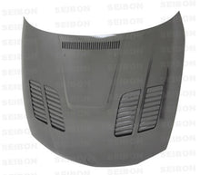 Load image into Gallery viewer, Seibon HD0809BMWE822D-GTR FITS 08-11 BMW 1 Series (E81/E82) 2DR/HB GTR-Style Carbon Fiber Hood