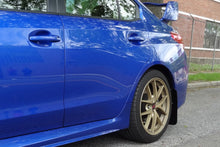 Load image into Gallery viewer, Rally Armor MF32-UR-WH/RD FITS: 15-21 Subaru WRX/STI (Sedan ONLY) White UR Mud Flap w/ Red Logo