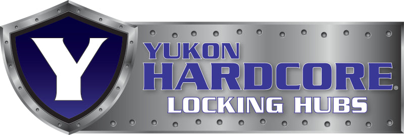 Yukon Gear & Axle YHC70007 - Yukon Gear Hardcore Locking Hub Set For GM 8.5in Front & Dana 44 / 19 Spline