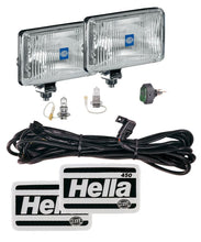 Load image into Gallery viewer, Hella 5860601 FITS 450 H3 12V SAE/ECE Fog Lamp Kit ClearRectangle (Includes 2 Lamps)