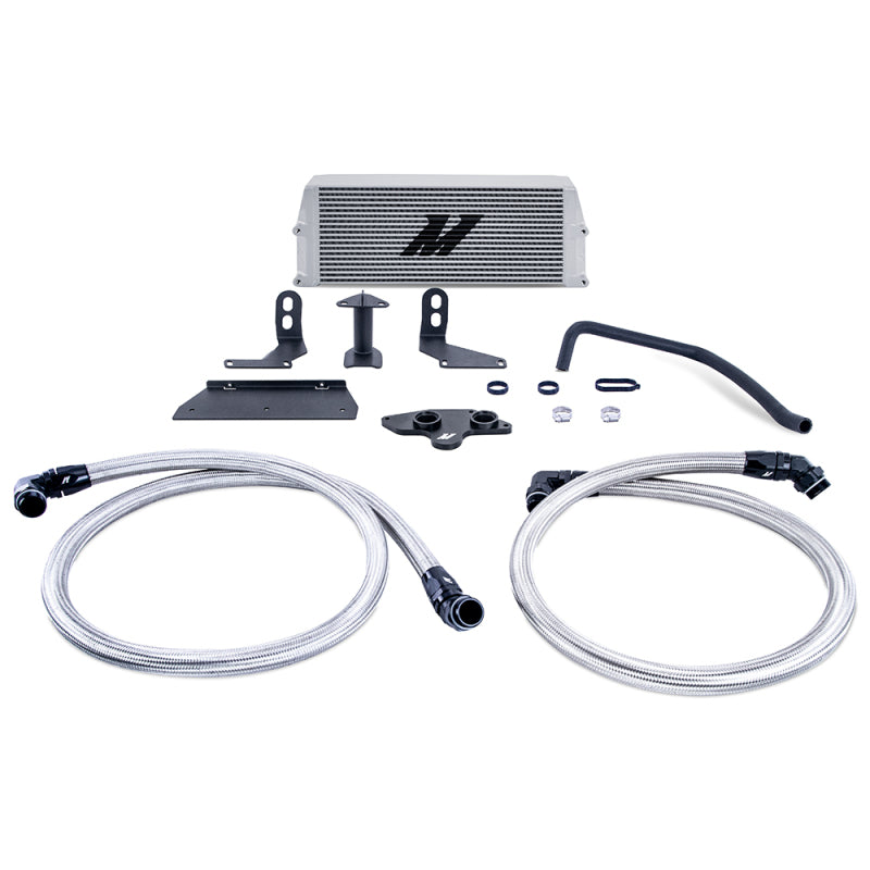 Mishimoto MMOC-F2D-11KSL FITS 11-19 Ford 6.7L Powerstroke Performance Oil Cooler Kit - Silver