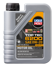 Load image into Gallery viewer, LIQUI MOLY 20236 FITS 1L Top Tec 6200 Motor Oil 0W20