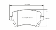 Load image into Gallery viewer, Pagid Racing 8039 RSL19 Compound Brake Pads