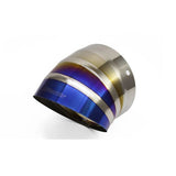 GReddy 11002122 - Burnt Titanium Turndown Tip 115mm Diameter 150mm Length (for Revolution RS / RS-TI / RS-Race)