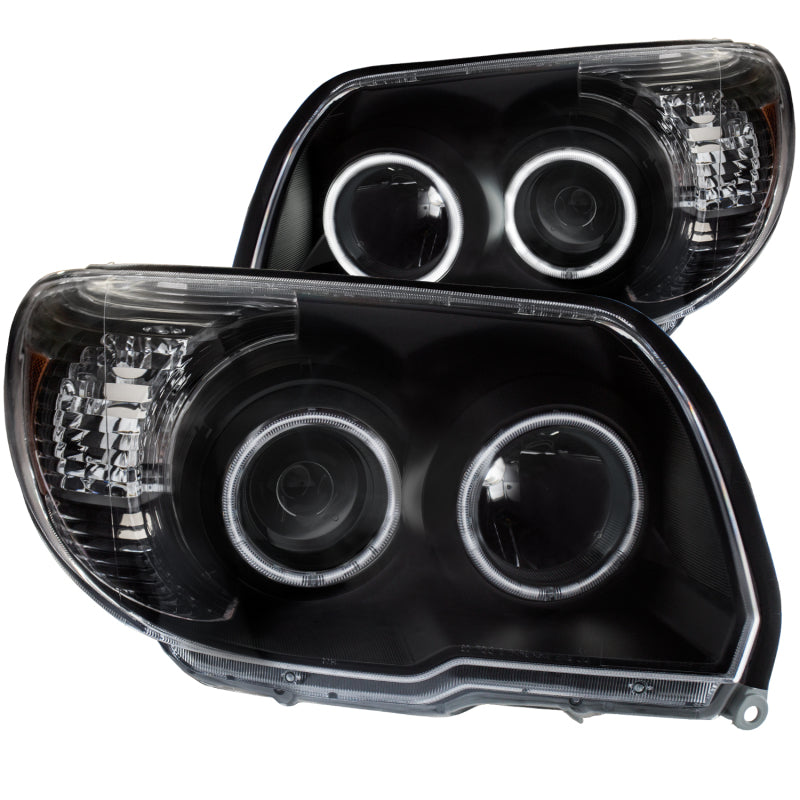 ANZO - [product_sku] - ANZO 2006-2009 Toyota 4Runner Projector Headlights w/ Halo Black - Fastmodz