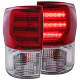 ANZO 311204 FITS 2007-2013 Toyota Tundra LED Taillights Red/Clear G2